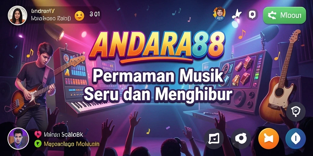 Tampilan gameplay ANDARA88 yang seru dan penuh warna.