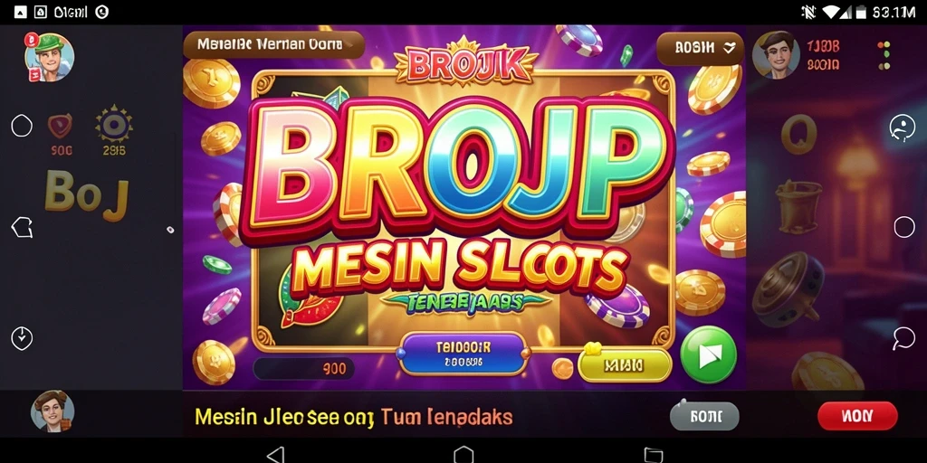 Tampilan menarik dari gameplay mesin slot BROJP.