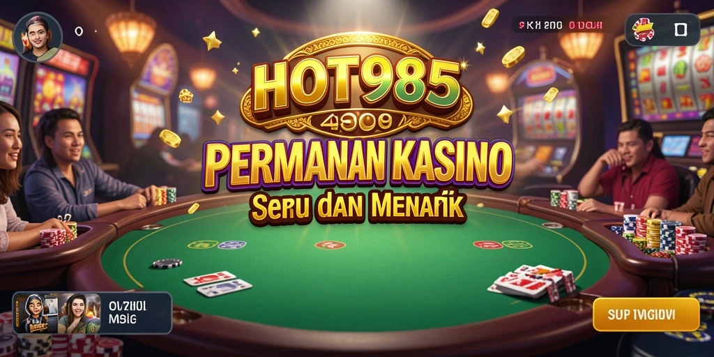 Tangkapan layar HOT985 menunjukkan grafik permainan Kasino yang menarik.