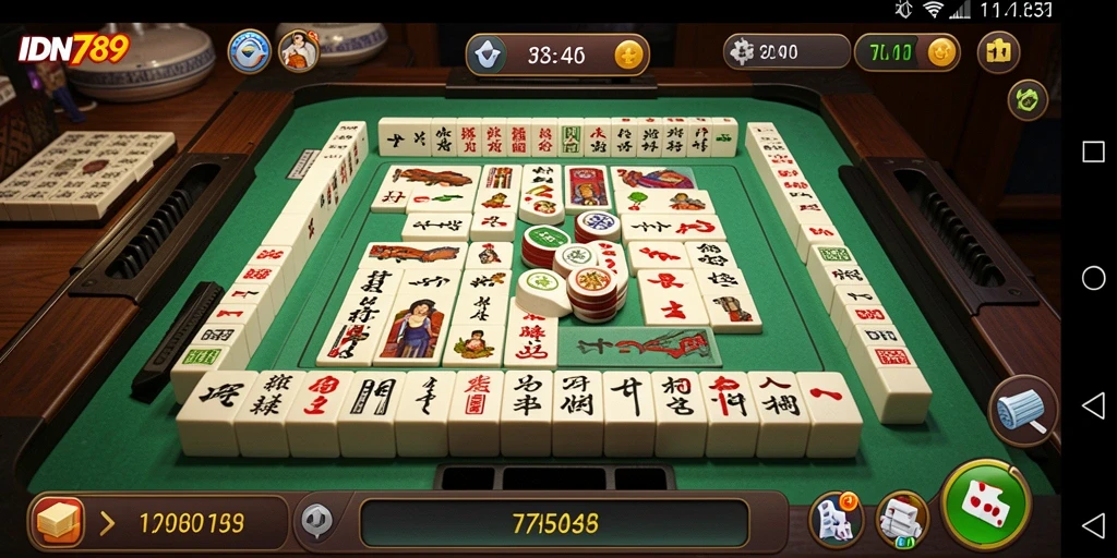 Screenshot gameplay <strong>IDN789</strong> menampilkan tantangan Mahjong yang seru.