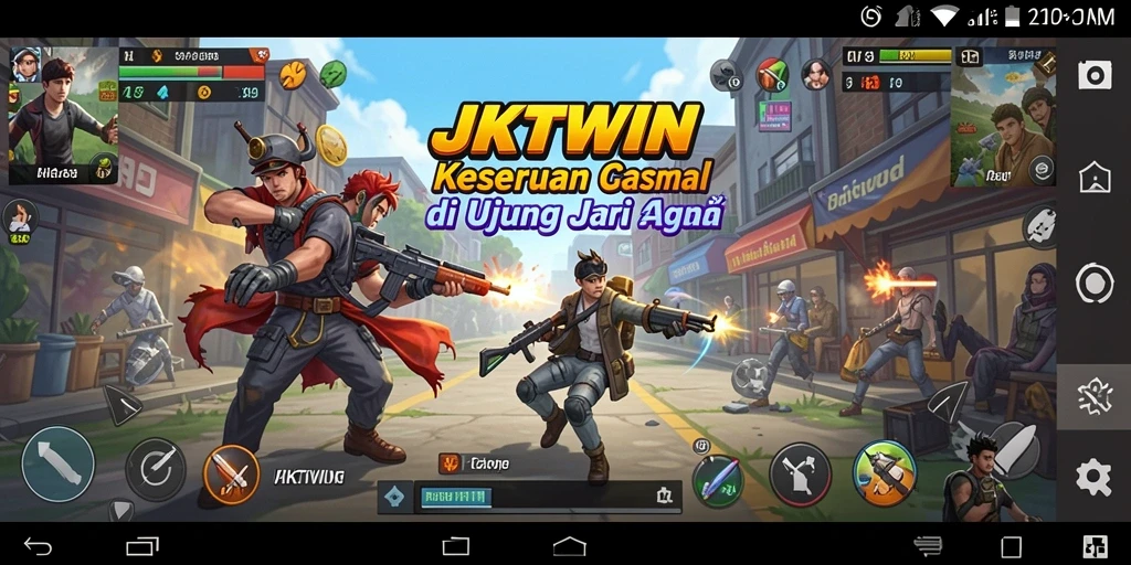 Screenshot gameplay JKTWIN yang seru dan interaktif.