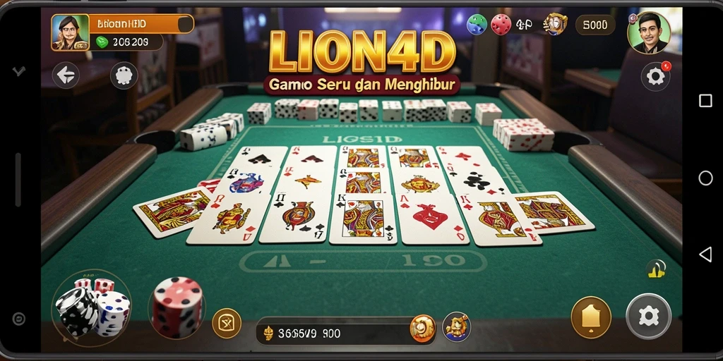 Tampilan menarik dari gameplay LION4D yang penuh strategi.