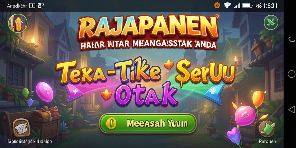 Tampilan gameplay RAJAPANEN yang menantang dan menarik.