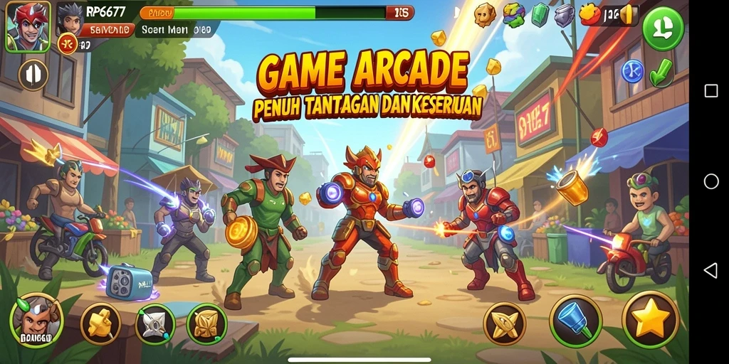 Tampilkan gameplay seru RP6677 dalam aksi.