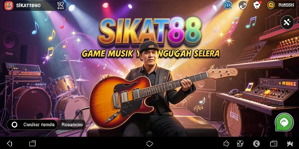 Tampilan gameplay menarik SIKAT88 yang penuh warna.