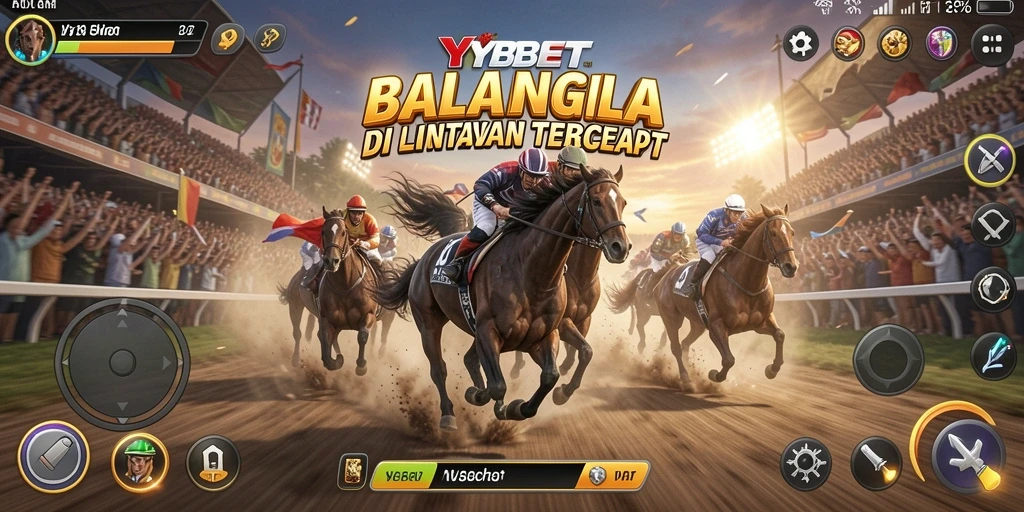 Tangkapan layar YYBET menampilkan aksi balap yang mendebarkan dan mobil yang keren.